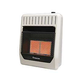ProCom Heating MG2TIR Ventless Dual Fuel Heater, 18,000 to 20,000 Btu, Natural Gas, Propane