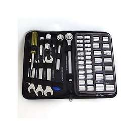 Vulcan Sae/Metric Socket Set, 51 Pieces, 1/4-3/8 In