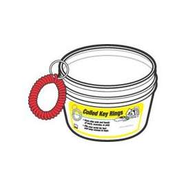 HY-KO KB152-BKT Coiled Key Ring