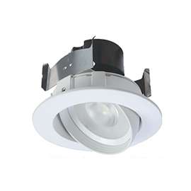 Halo RA406930WHR LED Retro Gimbal, 4 in Size, White