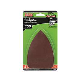 Gator 3731 Sanding Sheet, 150-Grit, Fine, Aluminum Oxide, 5 in L