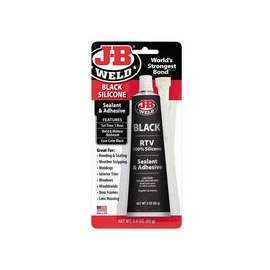 Black Silicone Sealant & Adhesive, 3 oz