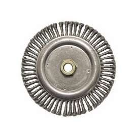Roughneck Stringer Bead Wheel, 7 in D x 3/16 in W, .02 in Steel Wire