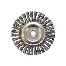 Roughneck Stringer Bead Wheel, 4 in D x 3/16 in W, .02 Steel, 1/2-3/8 Arbor