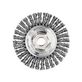Roughneck Stringer Bead Wheel, 4in D x 3/16in W, Carbon Steel, 5/8-11 UNC Arbor