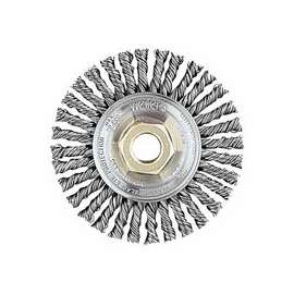 Roughneck Stringer Bead Wheel, 4 in D x 3/16 W, .02 Wire, 3/8 in-24 UNF Arbor