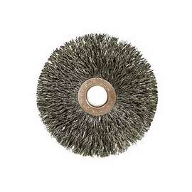 Copper Center Wire Wheel, 3 in D x 5/8 in W, .0118 Stainless Steel, 20,000 rpm