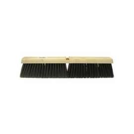 Vortec Pro Medium Sweeping Brush, 18 in, 3 in Trim L, Grey Border/Black Center