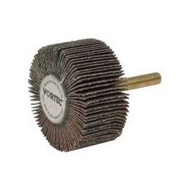 Vortec Pro Mounted Flap Wheels, 1 in x 1 in, 80 Grit, 30,000 rpm