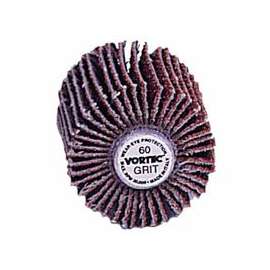 Vortec Pro Mounted Flap Wheels, 2 in x 1 in, 80 Grit, 25,000 rpm