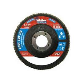 4-1/2" Vortec Pro High Density Abrasive Flap Disc, Flat