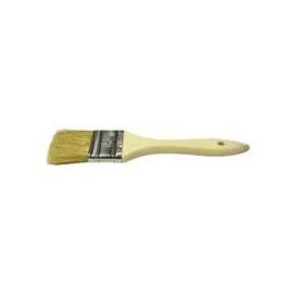 Chip & Oil Brushes, 1 in wide, 1 1/2 in trim, White China, Wood handle