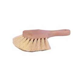 Wood Block Utility Scrub Brushes, 2 in Trim L, White Tampico, 8 in Handle