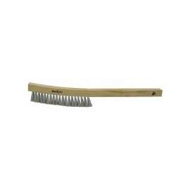 Plater's Brushes, 4 X 16 Rows, Steel Wire Wire, Wood Handle