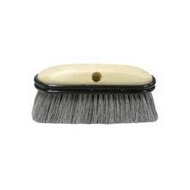 Truck Wash Brushes, 9 1/2 in Foam Block, 2.5 in Trim, Flagged Grey Fiber Fill