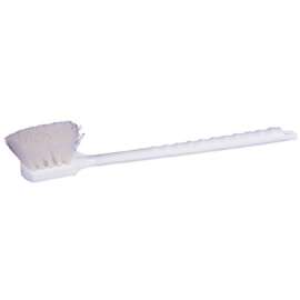 Plastic Block Utility Scrub Brushes, 2 in Trim L, Nylon Fill, 20 in