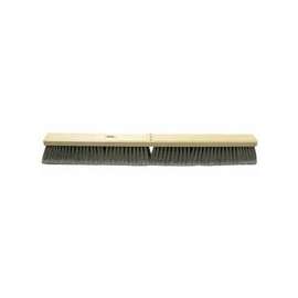 Medium Sweeping Contractor Broom, 24 in, 3 in Trim L, Flagged Polystyrene Border