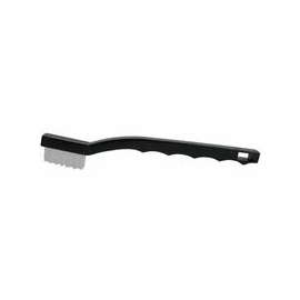 Small Hand Scratch Brushes, 7 1/2 in, 3X7 Rows, White Nylon Wire, Plastic Handle