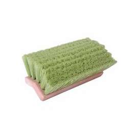 Bi-Level Scrub Brush, 10 in Foam Block, 2 3/4 in Trim L, Flagged WH Polystyrene
