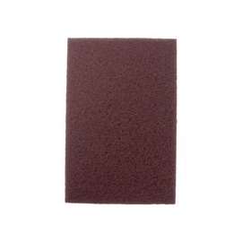 Non-Woven Hand Pad, General Purpose, 6 in x 9 in, Medium/Coarse, Brown