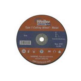 Wolverine Thin Cutting Wheels, 3 in Dia, 1/16 Thick, 3/8 Arbor, 60 Grit