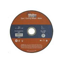 Large Type 1 Reinforced Wheel, 6 in Dia, .04 in Thick, 60 Grit Aluminum Oxide