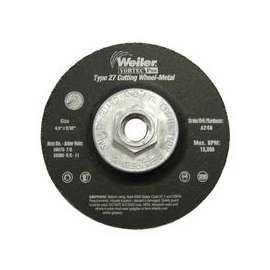 Wolverine Thin Cutting Wheels, 4 1/2 in Dia, 3/32 in Thick, 24 Grit Alum. Oxide