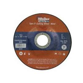 Wolverine Thin Cutting Wheels, 4 1/2 in x .045 in, 60 Grit, S, Aluminum Oxide