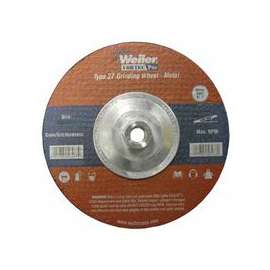 Wolverine Grinding Wheels, 9 in Dia, 1/4 in Thick, 5/8 in Arbor, 24 Grit, R