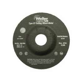 Wolverine Grinding Wheels, 4 1/2 in Dia, 3/32 in Thick, 7/8 in Arbor, 24 Grit, T