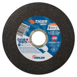 Tiger INOX Ultracut Thin Cutting Wheel, 4 1/2", 7/8" Arbor, 60, 13300 rpm, 50/PK