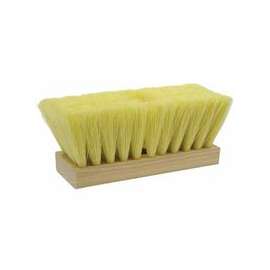Block Roof Brushes, Hardwood Block, 2 1/2 in Trim L, White Tampico Fill