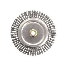 Dually Stringer Bead Wheel, 7 in D x 3/16 in W, .02 in Carbon Steel, 9,000 rpm