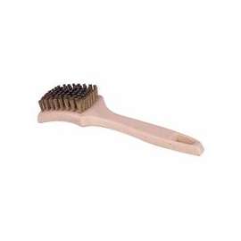 Tire Cleaning Brushes, 8 1/2 in Foam Block, 5/8 in Trim L, Brass