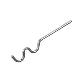Kenney KN879/11 Double Pole Curtain Rod Support Hook, Chrome, Zinc Plated