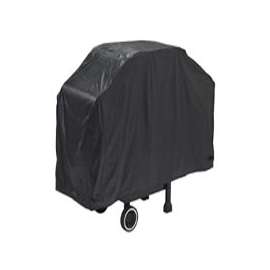 GrillPro 50552 Grill Cover, 51 in L, 21 in W, 40 in H, PEVA/Polyester, Black
