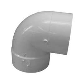 GENOVA 400 Series 42966 Street Pipe Elbow, 6 in Hub Spigot, 90 deg
