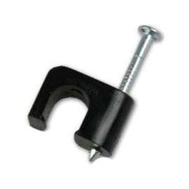 GB PCC-1525 Clip-On, Coaxial, Low Voltage Cable Staple, Polyethylene, Pack