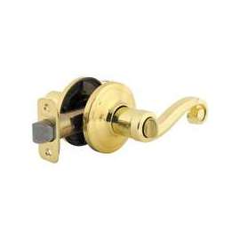 Kwikset Signature Series 730LL3CP Privacy Lever, 2 Grade, Polished Brass