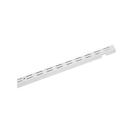 ClosetMaid ShelfTrack 280000 Dual-Slot Shelf Standard, Wall Mounting, Steel