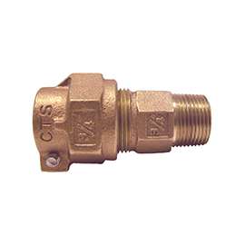 Legend T-4300NL Series 313-209NL Connector, 3/4 in Pack-Joint CTS, 1 in MNPT