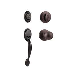 Kwikset 687DAXP SMT 11P Handleset, 3 Grade, Metal, Venetian Bronze