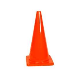 HY-KO SC-28 Traffic Safety Cone, 28 in H Cone, Vinyl Cone, Fluorescent Orange Cone