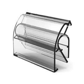 Southern Imperial Data-Trax R16-250-2 Label Holder, 2 in, Plastic, Clear