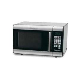 Cuisinart CMW-100 Microwave Oven, 1 cu-ft Capacity, 1000 W, Stainless Steel, Black