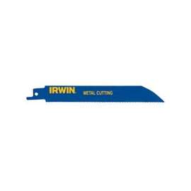 IRWIN 372618B Reciprocating Saw Blade, 18 TPI, Bi-Metal Cutting Edge