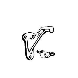 Schlage SPS059B605/059B3 Handrail Bracket, Brass