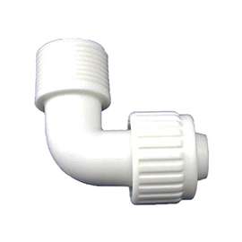 Flair-It PEXLOCK 16809 Pipe Elbow, 3/4 in PEX, 3/4 in MPT, 90 deg
