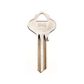 Hy-Ko 11010IN35 Key Blank, Brass, Nickel Plated