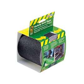 INCOM Gator Grip RE3952 Anti-Slip Safety Grit Tape, 15 ft L, 4 in W, Black